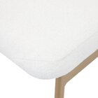 Banqueta Chloe Em Metal Dourado Moderna E Estilosa Dourado/br