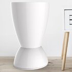 Banqueta Circular Argo  Branco