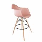 Banqueta Com Braços Eames Empório Tiffany Rosa