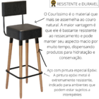 Banqueta Com Encosto Estruturado Para Cozinha/bancada/bar/bis