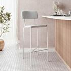 Banqueta Com Encosto Multimóveis Cr20075 Branca