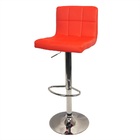 Banqueta Confort Gomos Estofada Couro Giratória C/ Regulagem