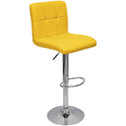 Banqueta Confort Gomos Estofada Couro Giratória C/ Regulagem