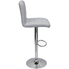 Banqueta Confort Gomos Estofada Couro Giratória C/ Regulagem