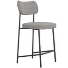 Banqueta Cozinha Média Kit 6 Milli Linho Cinza A14 - Mpozenato