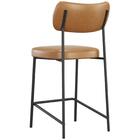 Banqueta Cozinha Média Milli Sintético Caramelo A14 - Mpozena