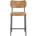 Banqueta Cozinha Média Milli Sintético Caramelo A14 - Mpozena