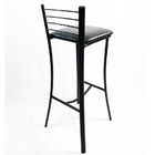 Banqueta Cozinha Preta Alta Assento Preto - Poltronas Do Sul