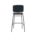 Banqueta Cozinha Vermelha Alta Estrutura Madeira