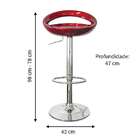 Banqueta Cuiabá Cereja