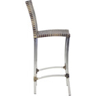 Banqueta De Alumínio Cannes Para Edícula E Mesa De Jantar Tra