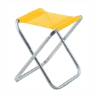 Banqueta De Alumínio Dobrável Amarelo