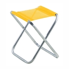 Banqueta De Alumínio Dobrável Amarelo