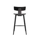 Banqueta De Cozinha Analu Baixa Assento 65cm E Encosto Em Pp