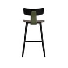 Banqueta De Cozinha Analu Baixa Assento 65cm E Encosto Em Pp