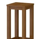 Banqueta De Madeira Maciça Alta Imbuia Nemargi