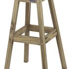 Banqueta De Madeira Tramontina Alta  Garapa