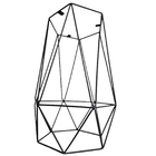 Banqueta Decorativa Aramado Base Preto Fosco Hexágonal Assent