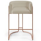 Banqueta Decorativa Fixa Base De Aço Cobre Betina D02 Corano