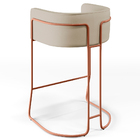 Banqueta Decorativa Fixa Base De Aço Cobre Betina D02 Corano