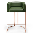 Banqueta Decorativa Fixa Base De Aço Cobre Betina D02 Corano