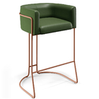 Banqueta Decorativa Fixa Base De Aço Cobre Betina D02 Corano