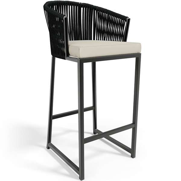 Banqueta Decorativa Para Área Gourmet Cozinha Varanda Corda N