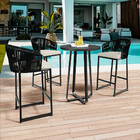 Banqueta Decorativa Para Área Gourmet Cozinha Varanda Corda N