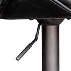 Banqueta Decorativa Sala E Cozinha Born Pu Sintético Preto G5