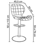 Banqueta Decorativa Sala E Cozinha Born Pu Sintético Preto G5