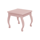 Banqueta Decorativa Sem Almofada Leona Mdf Rose G37 - Gran Be