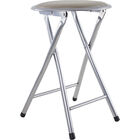 Banqueta Dobrável Cazza Cinza Claro