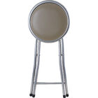 Banqueta Dobrável Cazza Cinza Claro