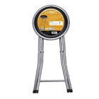 Banqueta Dobrável Circular Comfort Mor Preto