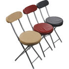 Banqueta Dobrável Com Encosto Cazza Cinza