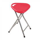 Banqueta Dobravel Triangular Delta Vermelha