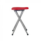 Banqueta Dobravel Triangular Delta Vermelha