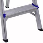 Banqueta Doméstica De Alumínio Com 3 Degraus - Real Escadas