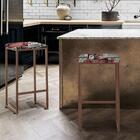 Banqueta Donna Bronze Estampa Bar