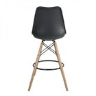 Banqueta Dsw-m Saarinen Empório  Preto/madeirado