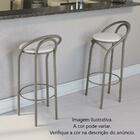 Banqueta Dublin Nickel Preto - Kappesberg