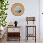 Banqueta Dunas Algodão Bege E Amêndoa