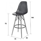 Banqueta Eames Dkr Café