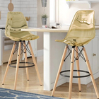 Banqueta Eames Empório Tiffany Ambar