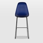 Banqueta Eames Pp Quad Empório  Azul Bic