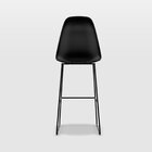 Banqueta Eames Pp Quad Empório  Preto