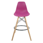 Banqueta Eames Pp Rosa Chiclete