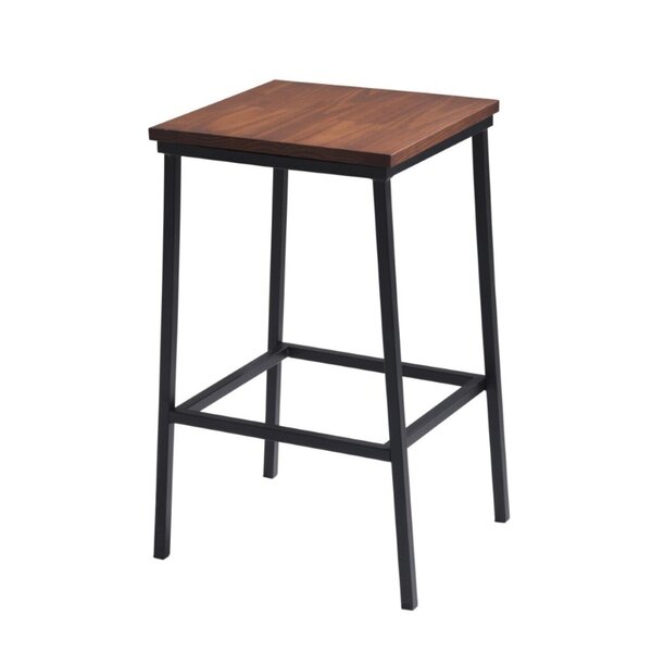 Banqueta Em Aço Chicago Daf Mobiliario Castanho/preto