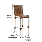 Banqueta Em Alumínio Para Balcão Edícula Trama Original