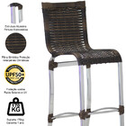 Banqueta Em Alumínio Para Balcão Edícula Trama Original